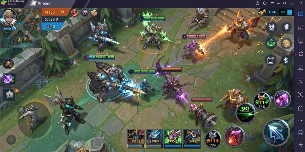 Tangkapan layar dari gameplay menarik API66 yang menunjukkan aksi strategis.