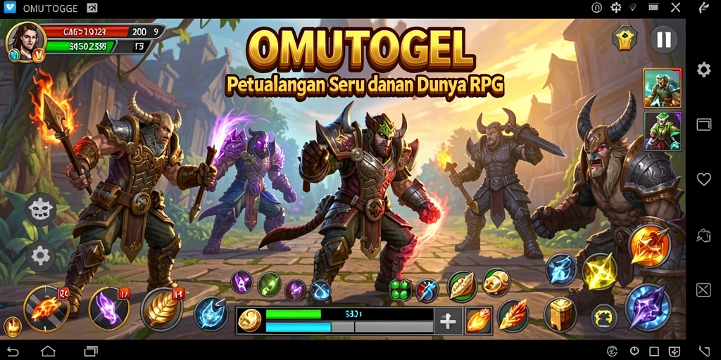 Tampilan gameplay seru dalam dunia RPG yang menantang.