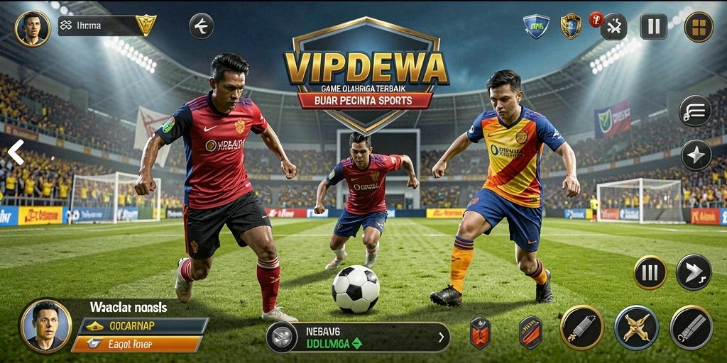 Gameplay seru di VIPDEWA dengan aksi olahraga menegangkan.
