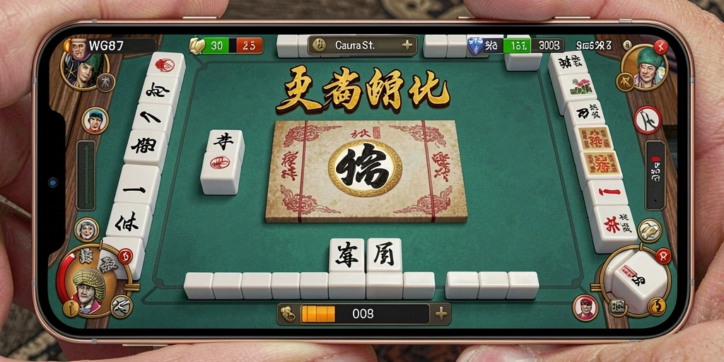 Tampilan gameplay WG87 yang menampilkan keseruan bermain Mahjong.